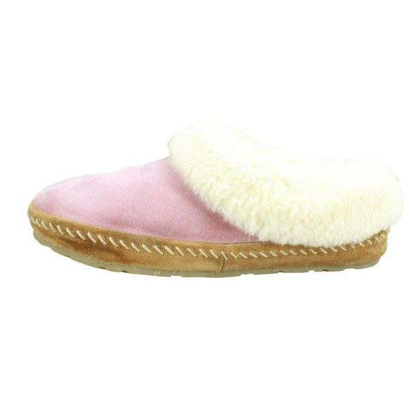 L.L. Bean Shoes - LL Bean Squam Lake Pink Suede Slip On Wicked Good Slippers Size 9 M